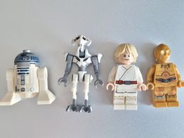 4 minifigurines Lego Star Wars /4 Lego Star Wars minifiguren
