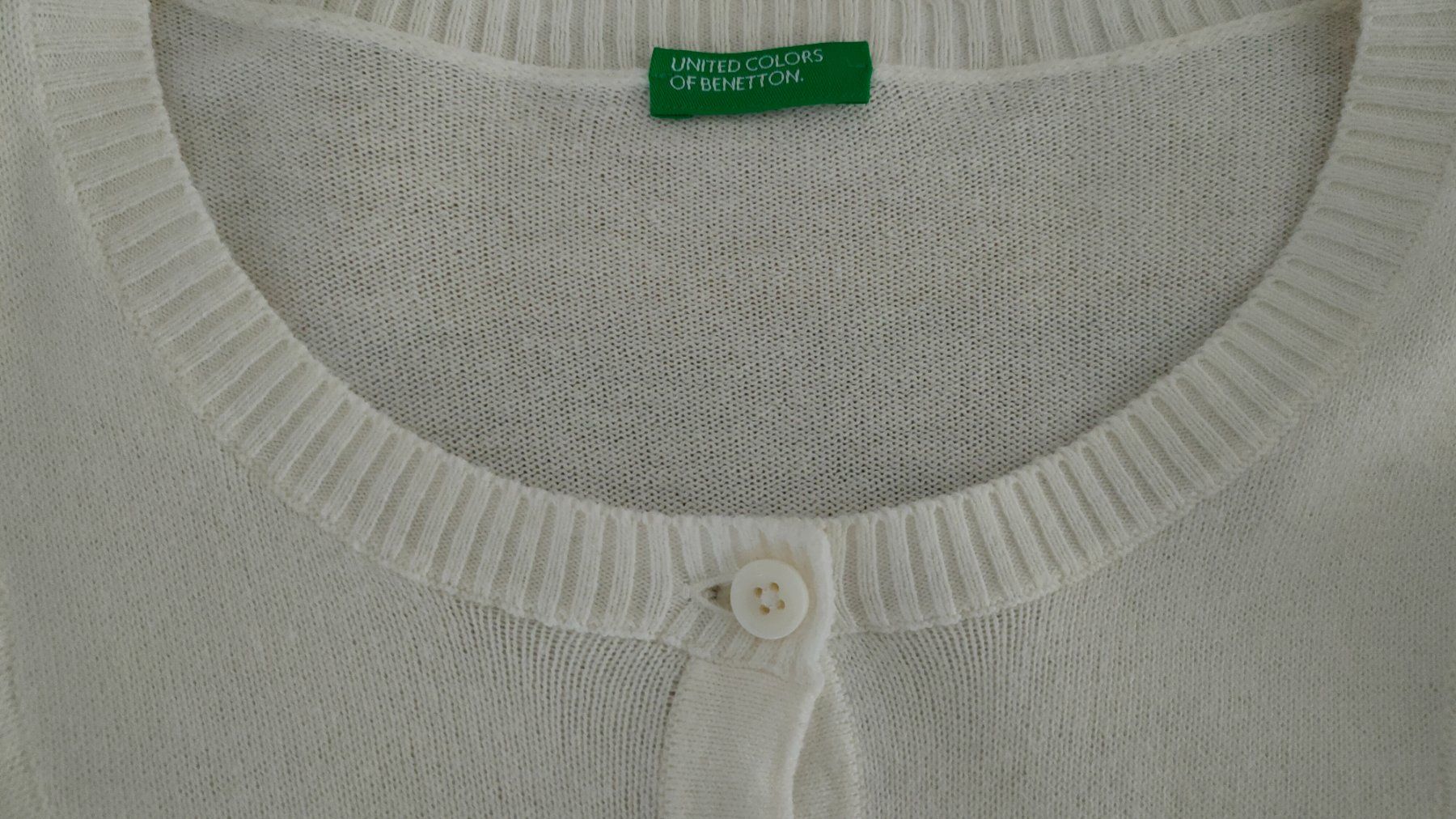 Benetton Giacche & Cappotti: Benetton Jäckli 160 weiss – Usato da Villmergen venduto da toptip1970 2