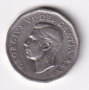 Tutti le monete: Kanada 5 cents 1950s+ – Usato da Neuchâtel venduto da karlpierrino 1