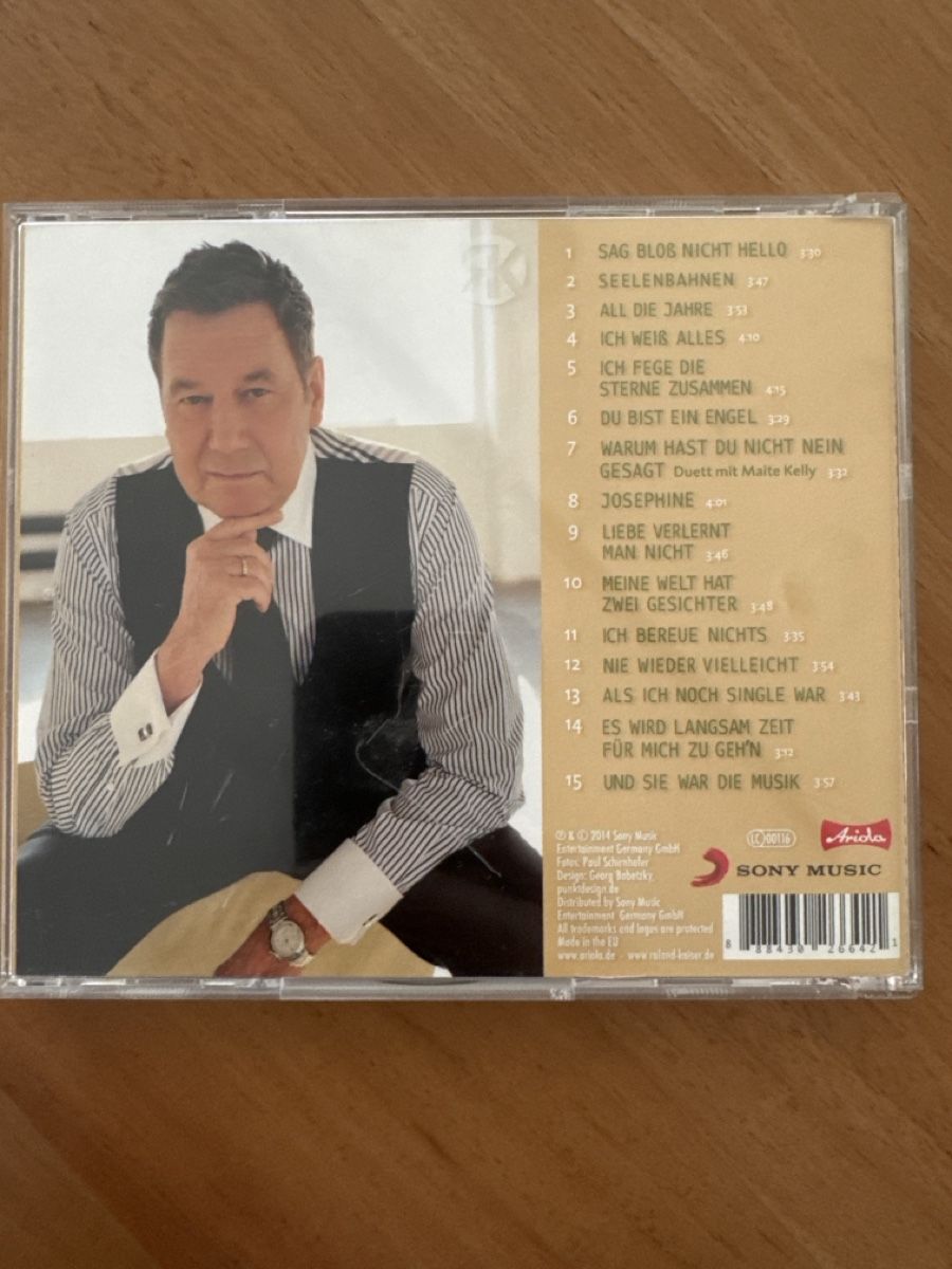 CD: Roland Kaiser - Seelenbahnen CD    Schlager – Usato da Zürich venduto da Smarties13 2