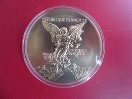 Frankreich Weltausstellung 1900 Paris - Replika verg. 50 mm