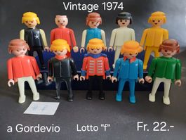 Playmobil vintage, 1974, lotto "f"