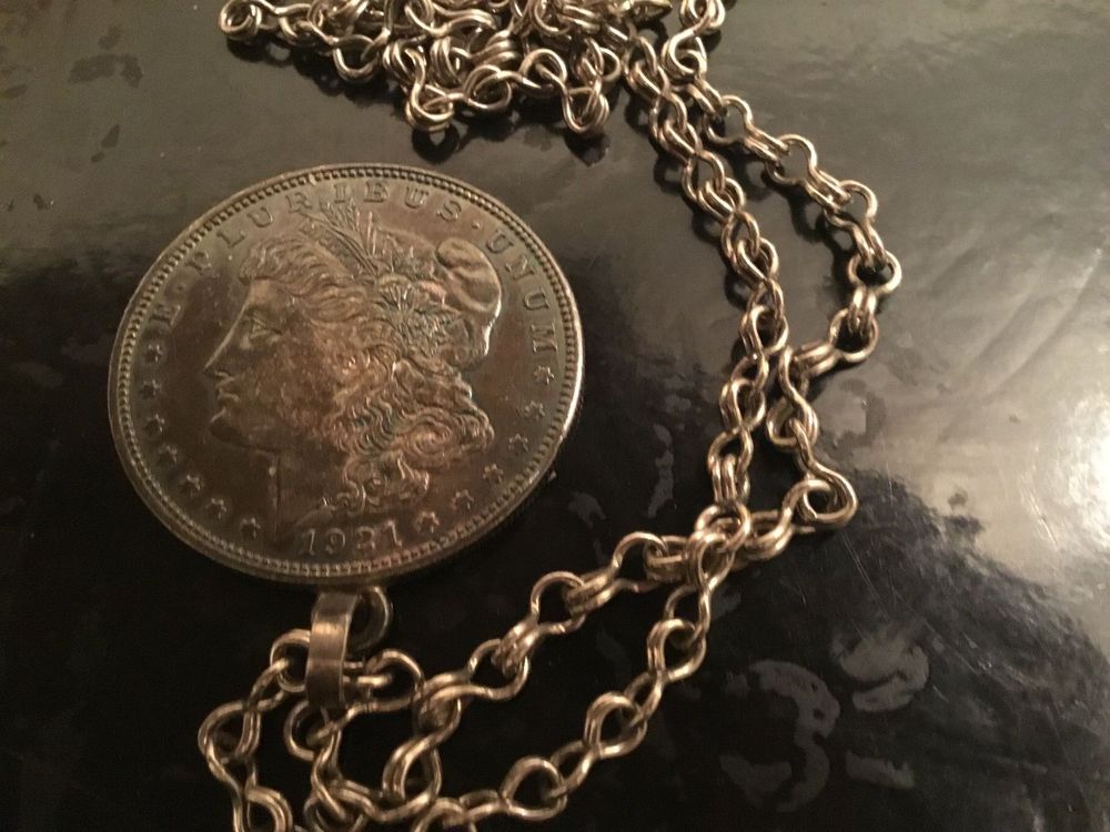 Beste Alabama Morgan Dollar Münze – 1921 USA Alte Münze, Versilbertes Messing, Sammlerstück (nicht Handelbar)