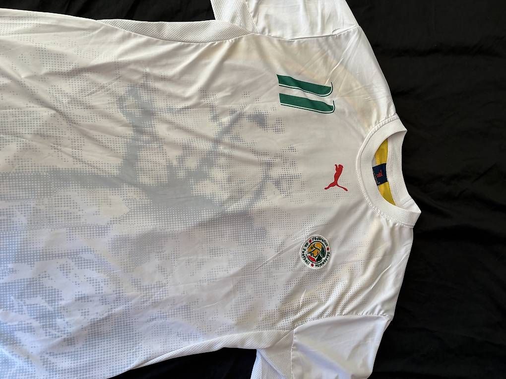 Leibchen & Hosen: Sénégal - Maillot L - Diouf Nr 11 – Gebraucht aus Geneve von tom_d7f8