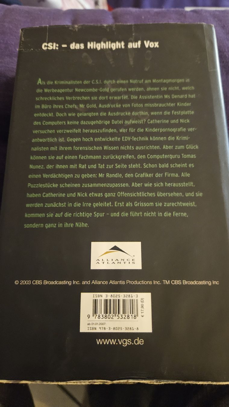 Libri: CSI : Max Allan Collins - Policier – Usato da Brügg BE venduto da man_xyd9 1
