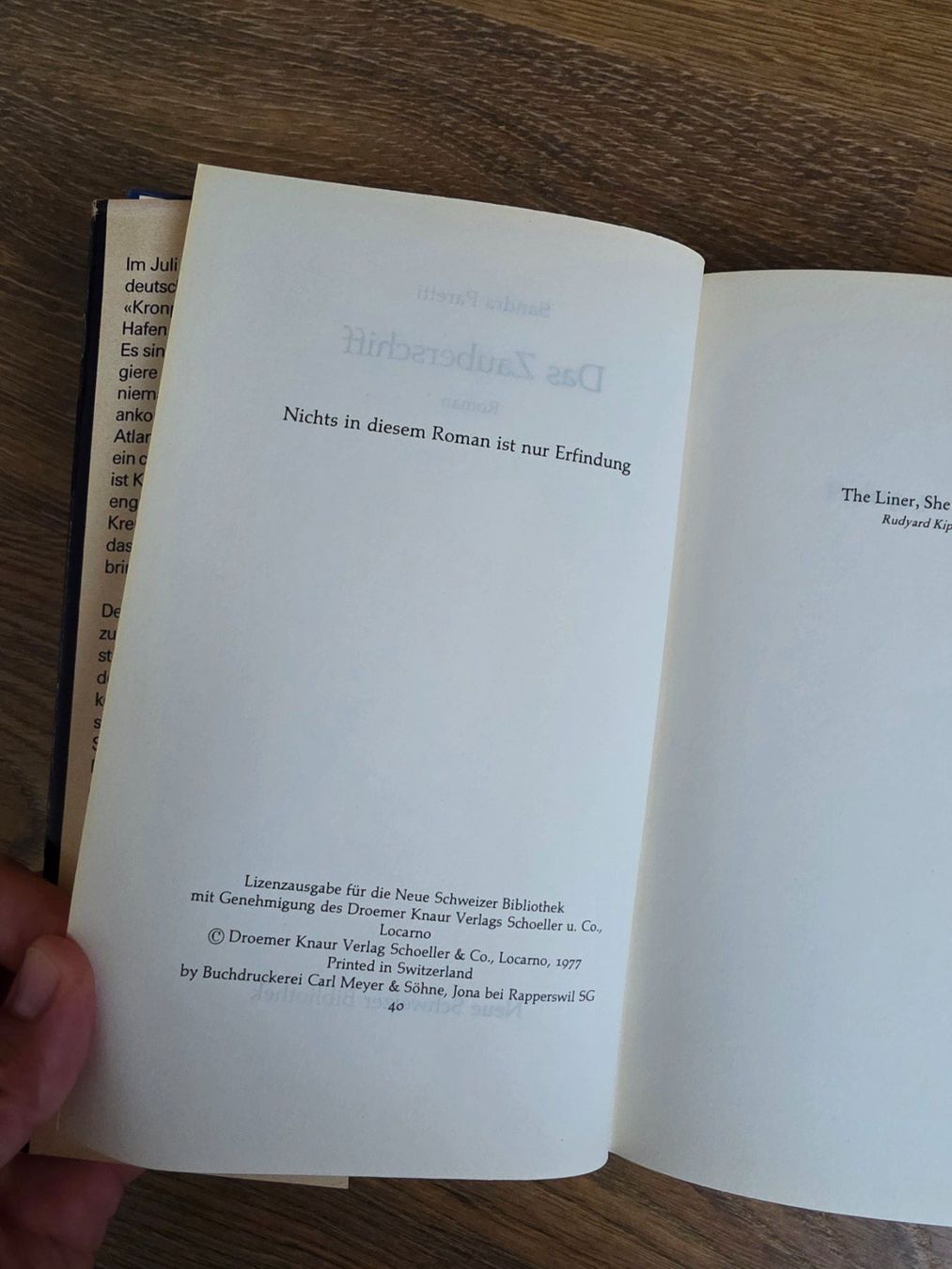 Livres: Roman "Das Zauberschiff" von Sandra Paretti – D'occasion à Nebikon par Japostyle_2 1