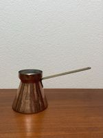 Gehämmerte Kupfer Kaffee Kanne vintage Mokkakanne 50er 60er