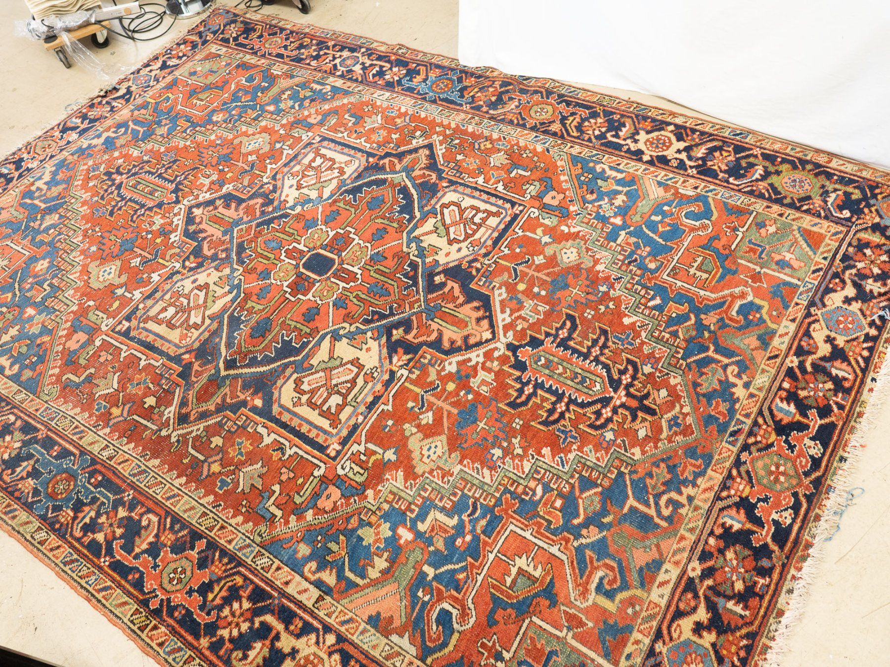 Teppiche: Heritz-Teppich - 211x292 cm, antik - Ref. 06/34 – Gebraucht aus Au ZH von BrockiAu