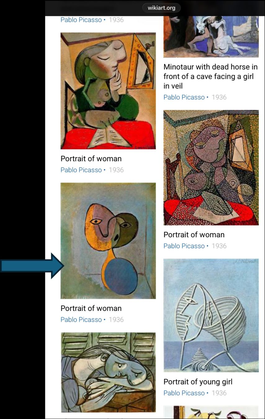 Dipinti: 4 Acrylgemälde nach Pablo Picasso - private Studioarbeit – Nuovo (secondo la descrizione) da Hemmental venduto da cat_9l7f 2
