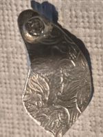 Silber Anhänger mit Brillant, Unikat handgemacht
