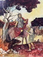 KÜNSTLER ? OEL AUF HOLZ MIT RAHMEN (UNDEUTLICH SIGNIERT)