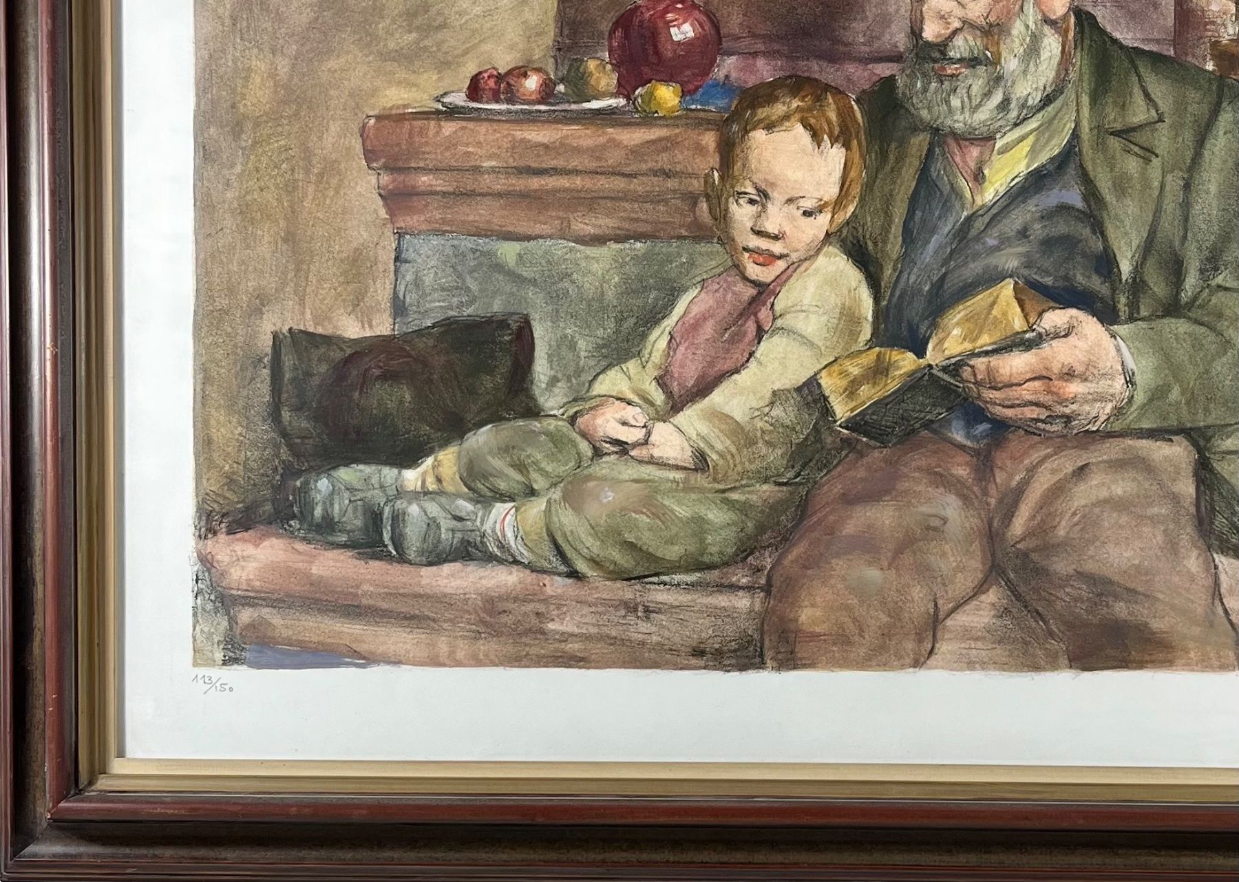 Grafica & Litografie: HANS GARTMEIER LITHOGRAPHIE SIGNIERT NUMMERIERT MIT RAHMEN – Usato da Gersau venduto da kunst-online 4
