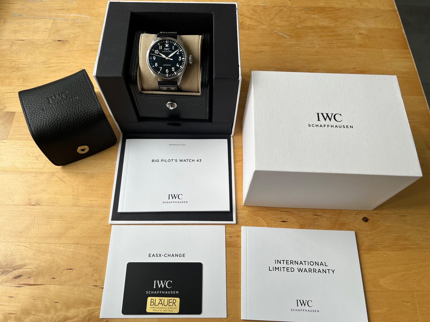 IWC Uhren: IWC Big Pilot 43 Fullset mit Garantie – Gebraucht aus Birsfelden von Mynos 1