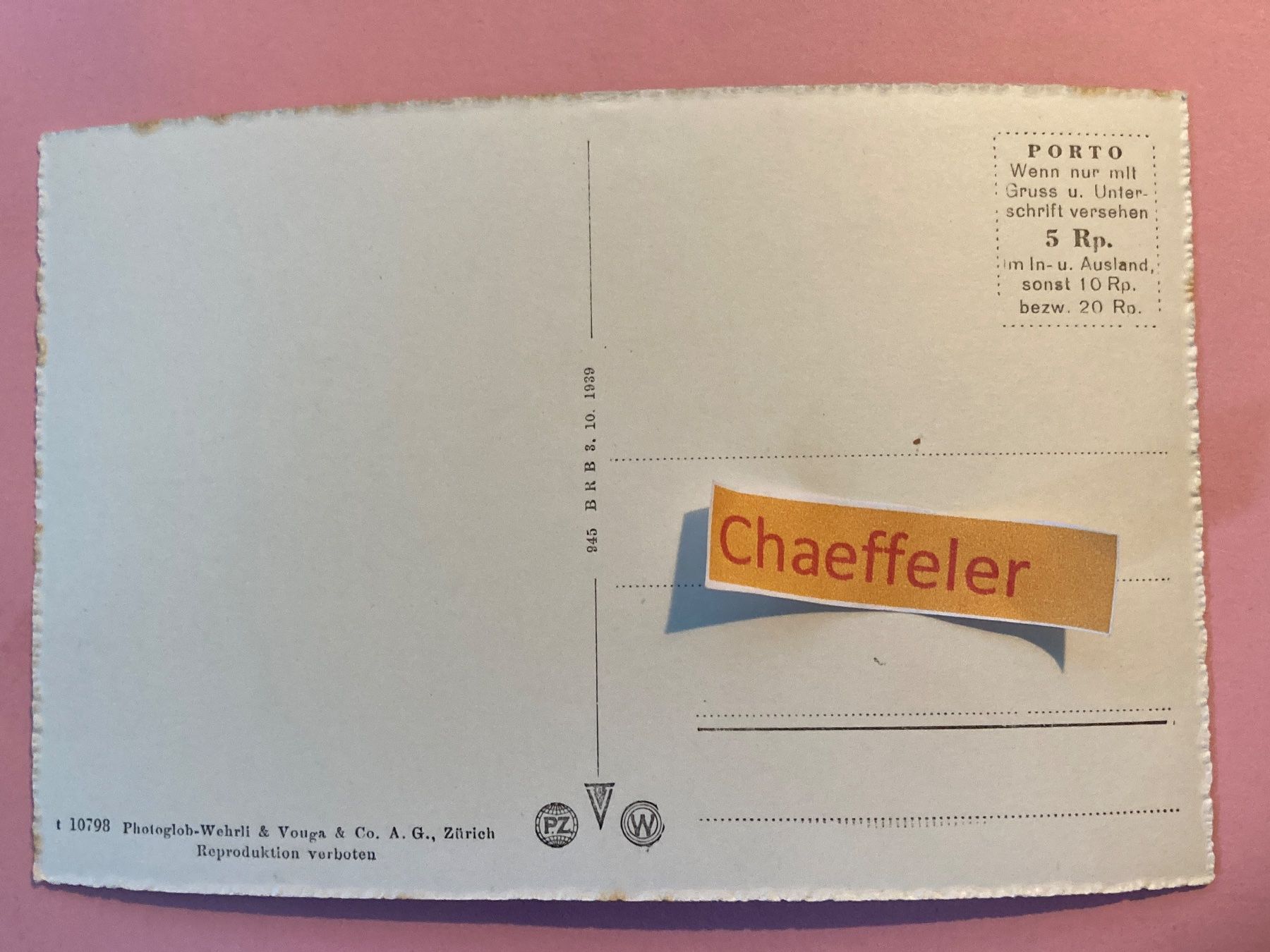 Cartoline postali: Rigi-Staffel und Kulm mit Pilatus – Usato da Zürich venduto da Chaeffeler 1