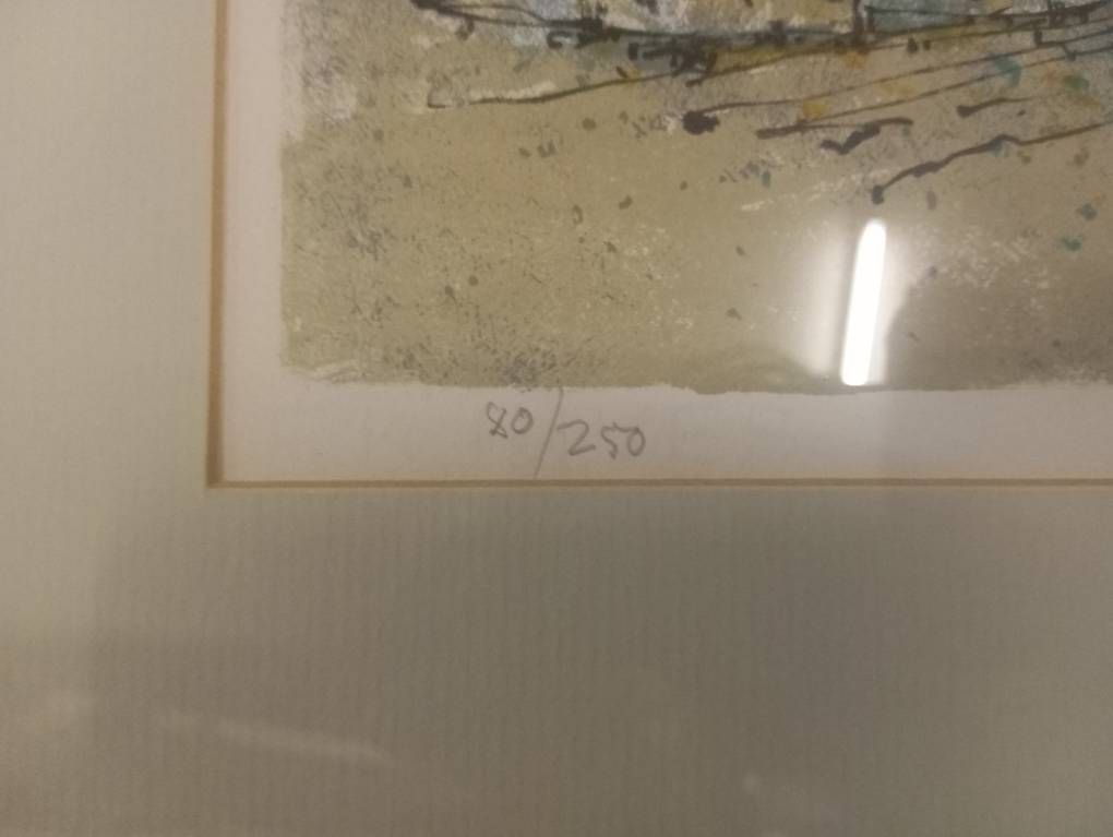 Grafica & Litografie: Original-Lithographie Marco Richter mit Rahmen 1981 Basel – Usato da Basel venduto da Petergunn 3