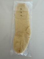 Puppenkleider, Puppensocken, Socken beige, Gr. 6, Trikot