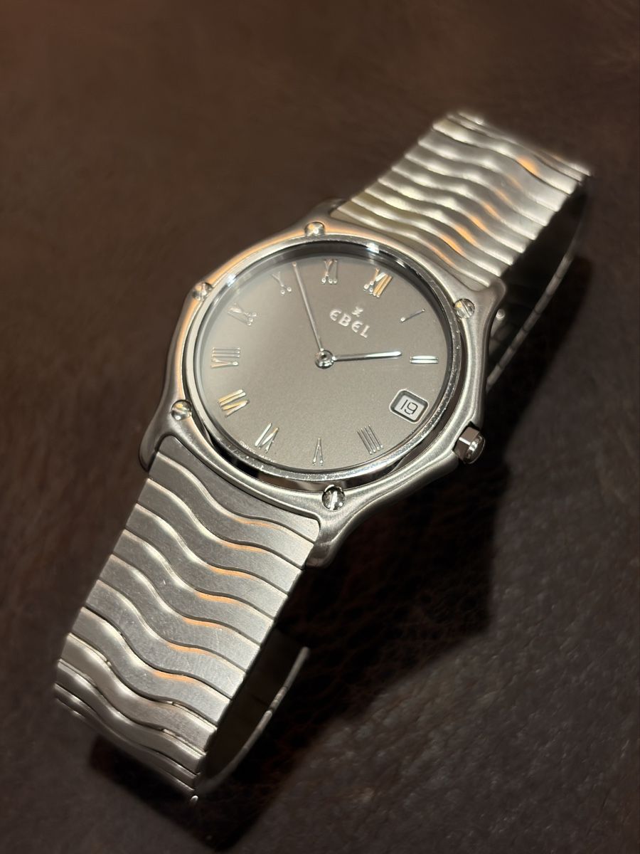 Ebel Montres: Ebel Classic Wave Grey Dial Quartz 35mm – D'occasion à Zürich par atticsale 1