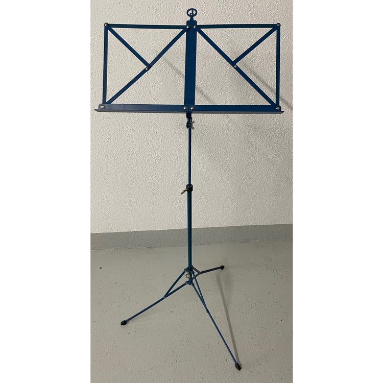 Mad About Notenständer Zusammenklappbar - Tragbar Mit Tasche Blau Zusammenklappbar MS04