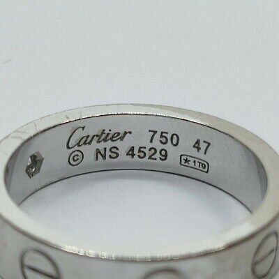 Cartier Anelli: CARTIER LOVE RING WEISSGOLD DIAMANT – Usato da Bottighofen venduto da menschenfamilie 1