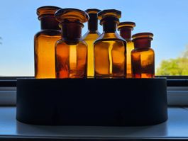 Apothekergläser Vintage Deko Laborflaschen Antik Sammeln
