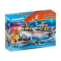 Playmobil City Action 70140 Löscheinsatz mit Rettungskreuzer