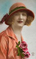 Frau, Mode, Art Déco