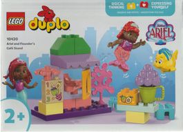 LEGO DUPLO DISNEY 10420 ARIEL AND FLOUNDER'S CAFE' STAND new
