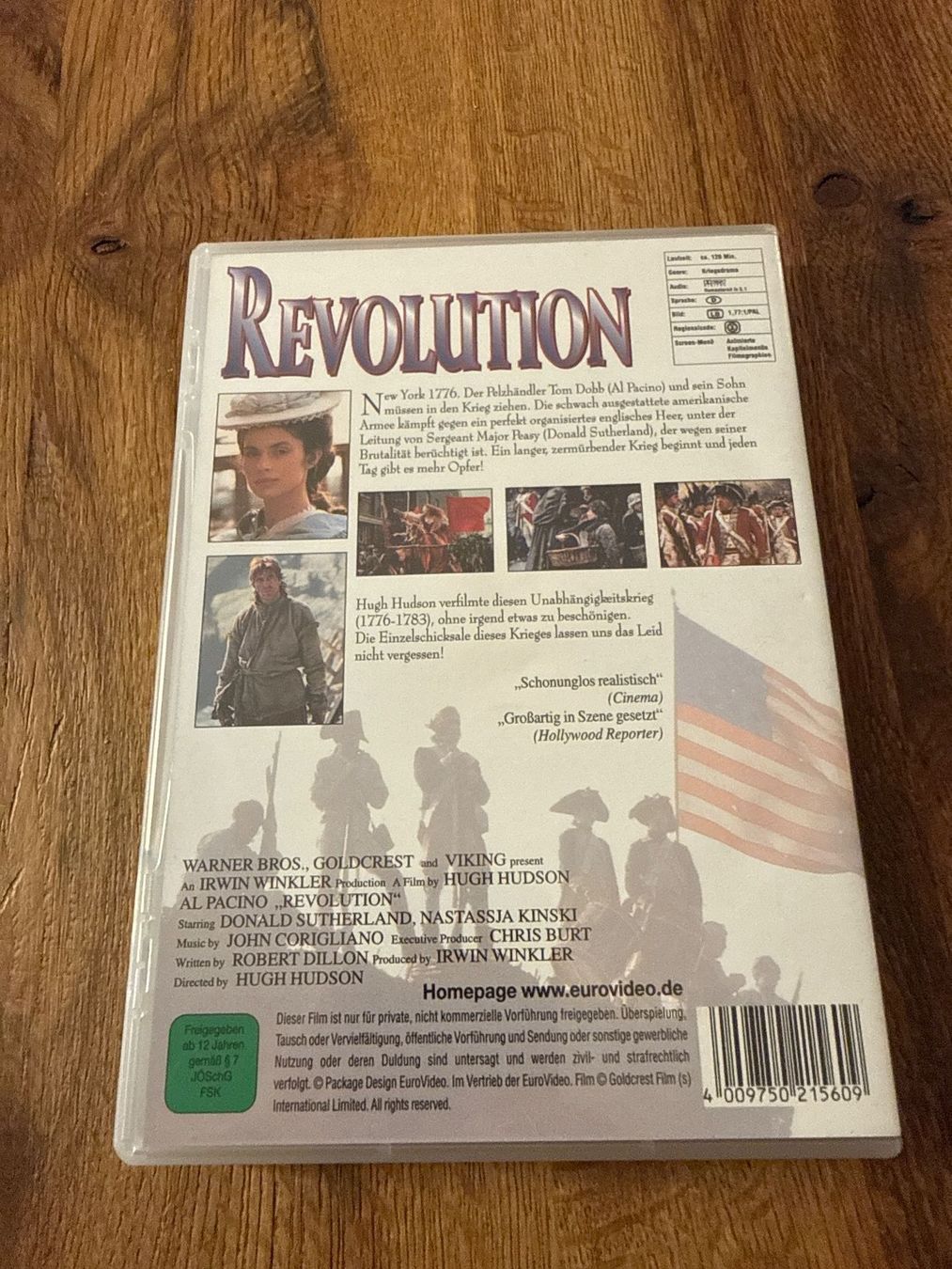 Tous les DVDs: Revolution (1985) DVD – D'occasion à Zürich par Gekuu 1