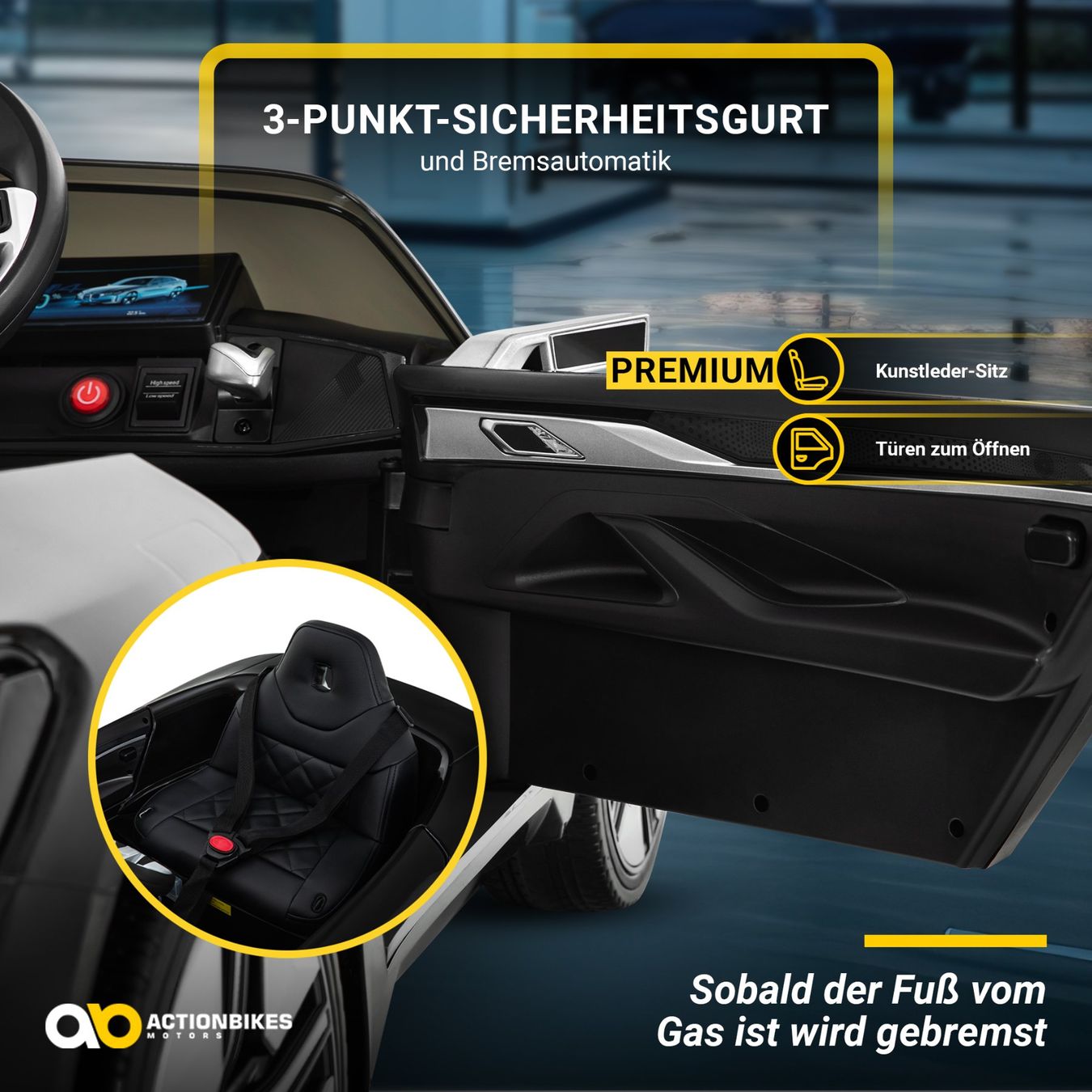 BMW Véhicules pour enfants: Kinder-Elektroauto BMW i4 Premium – Neuf avec emballage d'origine à Cham par G-Money_swiss 2