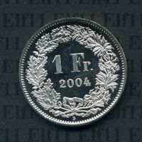 CHF___1.00 2004 stgl * nigelnagelneu! 1 Franken
