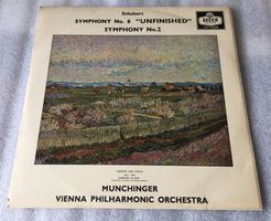 Schubert Symphony No 8 Unfinished No 2 1959 Mono LP Munching