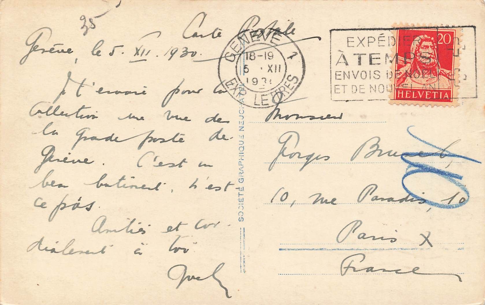 Cartoline postali: Geneve Tram Straßenbahnen – Usato da Biasca venduto da Blenio71 1