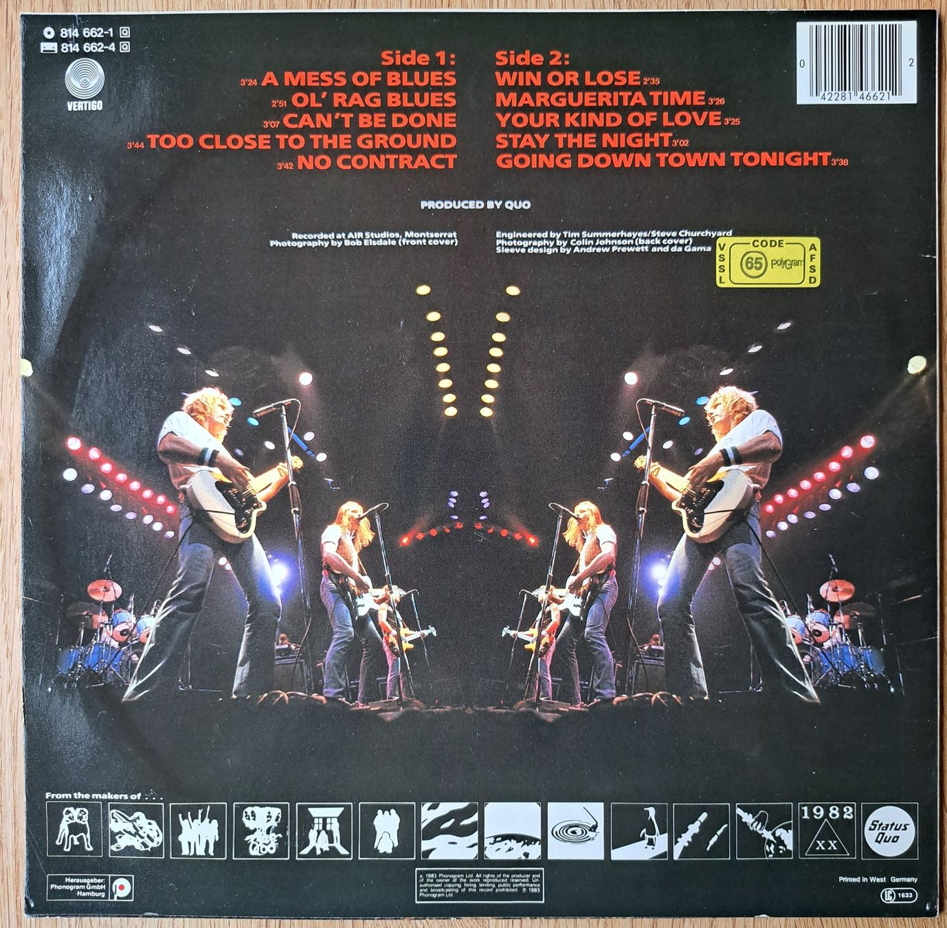 Dischi in vinile: Status Quo - Back to back – Usato da Meggen venduto da Ricardokoch 1