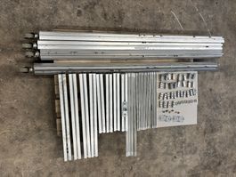 Alu Profile Set, Aluminium, +Verbindungen und Rollen 70x50mm