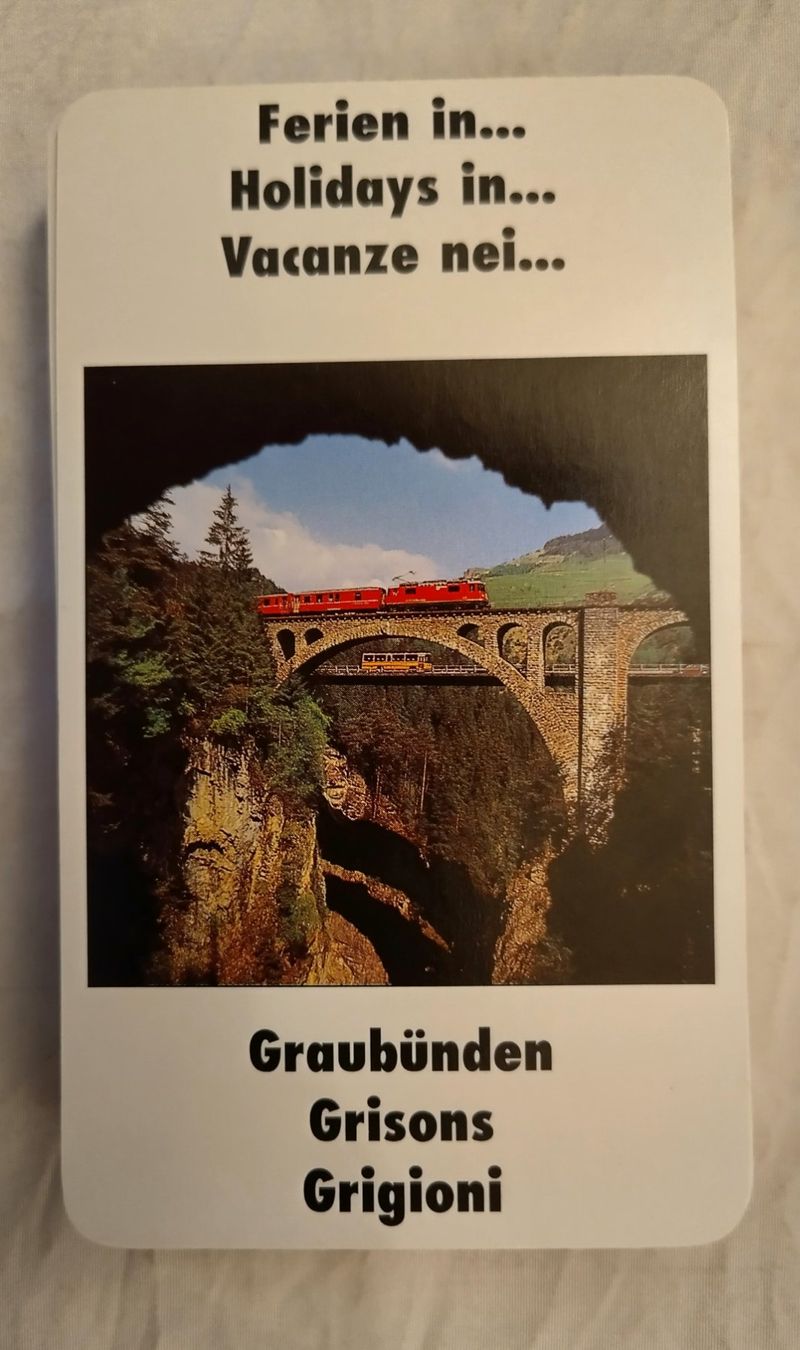 Giochi: Quartett - Rhätische Bahn / Graubünden / 36 Karten – Usato da Bellach venduto da JingleJerry 2