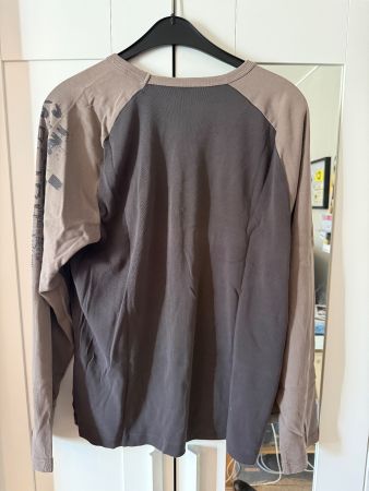Esprit de Corp Long Sleeve T-Shirt Braun/Grau - Gröse XL