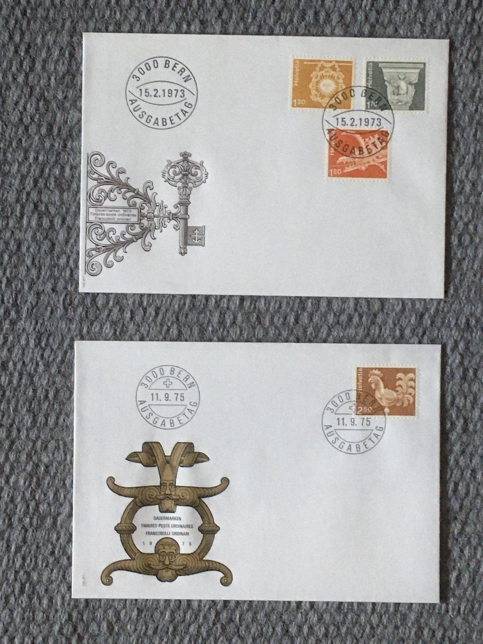 Tutti i francobolli: 1973-80 Kunsthandwerk - 6 FDC – Usato da Nesslau venduto da andi_hon 1
