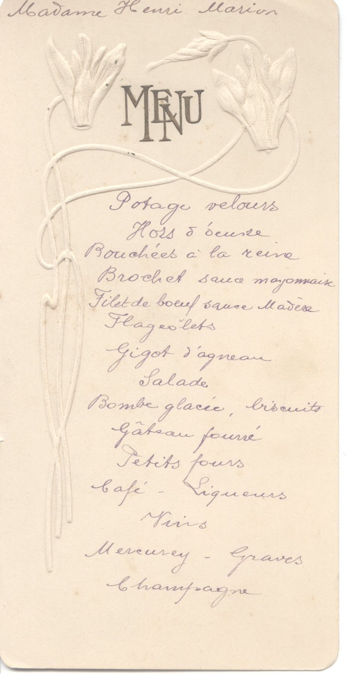 Cartoline: Menu / Speisekarte - Shepheard's  2. Mars 1903 – Usato da Biel/Bienne venduto da 07helios032