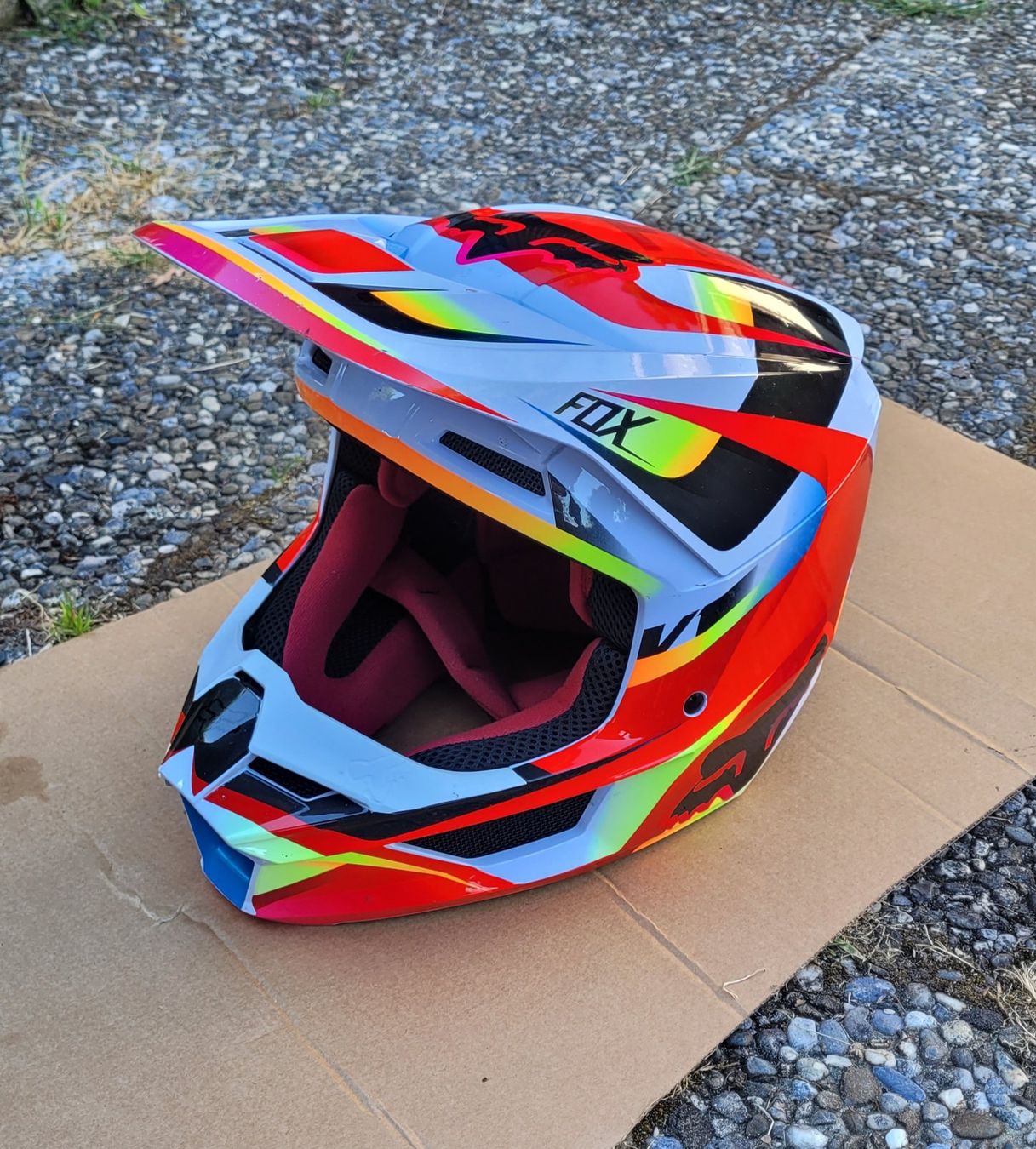 Fox Caschi & visiere: Fox Cross MX Sumo Helm grösse S – Usato da Wangen b. Olten venduto da Bonsai76 1