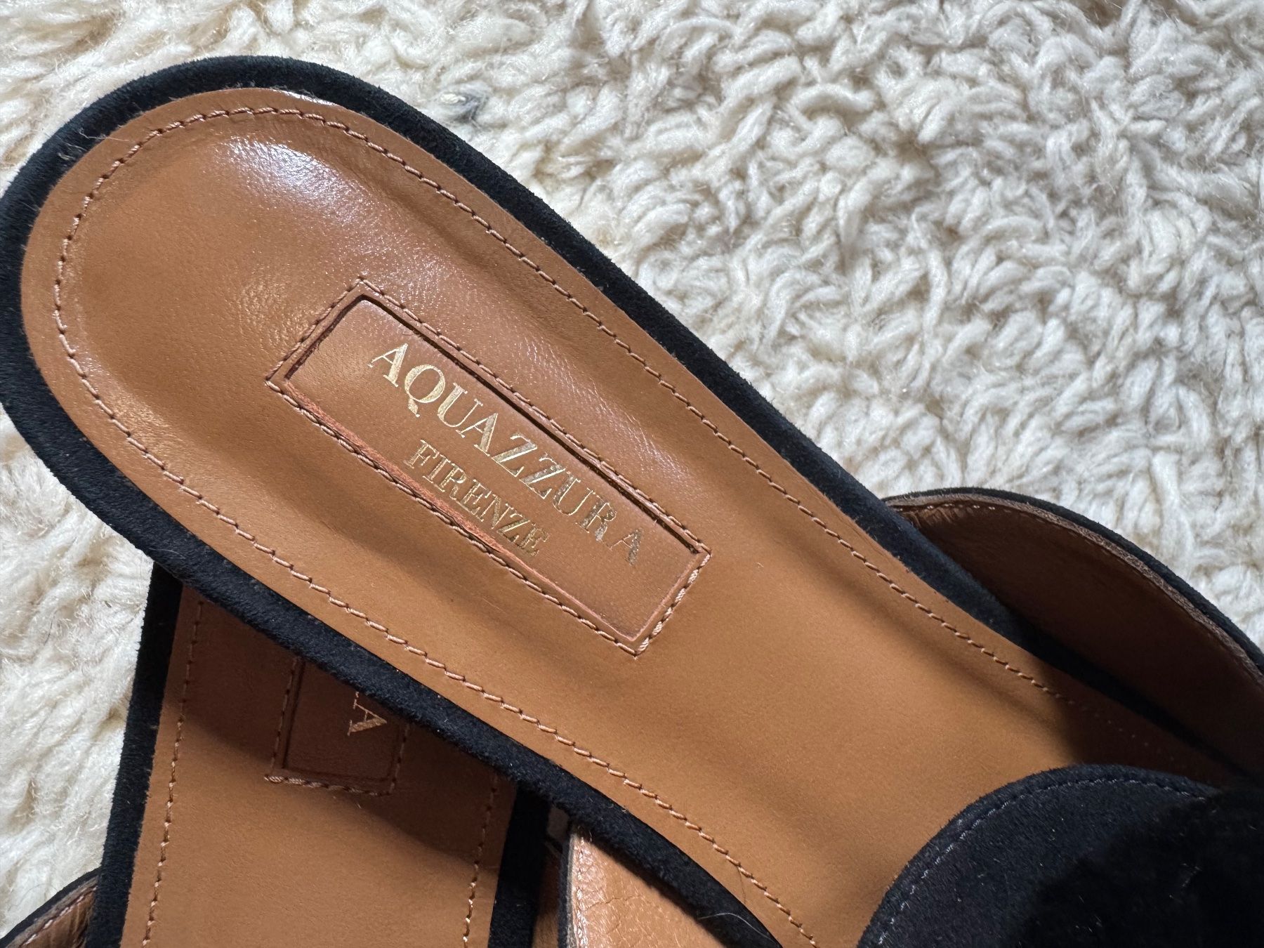 Aquazzura Damenschuhe: Aquazzura Mules, schwarz, Gr. 39 – Gebraucht aus Wädenswil von Sandarina_90 1