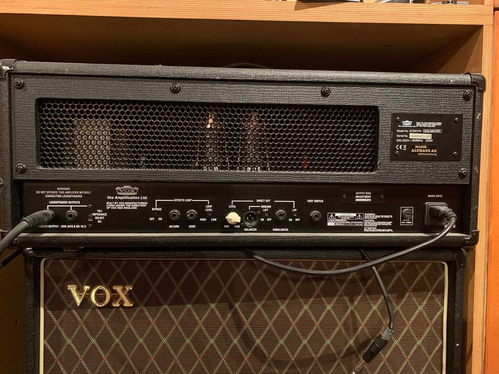 Vox Verstärker: VOX AC-50 CPH Gitarrenverstärker  + VOX 4x12" Box – Gebraucht aus Münchenbuchsee von britishrock 1