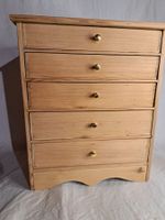 ANCIENNE LAYETTE D'HORLOGER EN SAPIN ANCIEN MEUBLE A TIROIRS