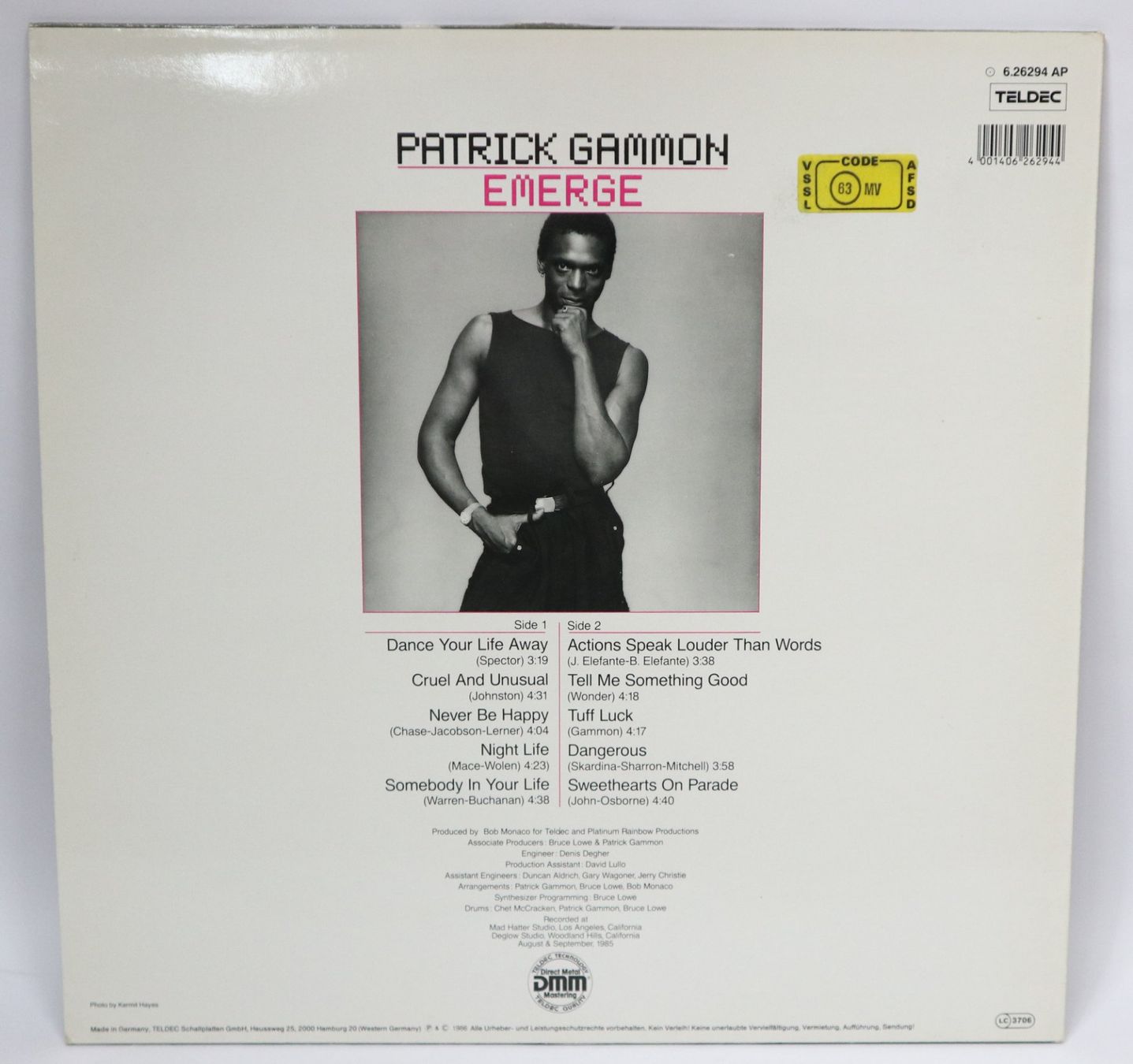 Schallplatten: Vinyl LP Patrick Gammon Emerge Schallplatte – Gebraucht aus Eschenbach SG von Astalavista 1