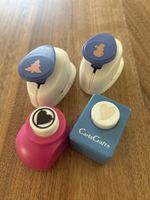 Motivstanzer Set, 4 Stück, Winter, Herz, Weihnachten