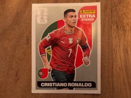 Panini Extra Sticker Cristiano Ronaldo sehr guter Zustand