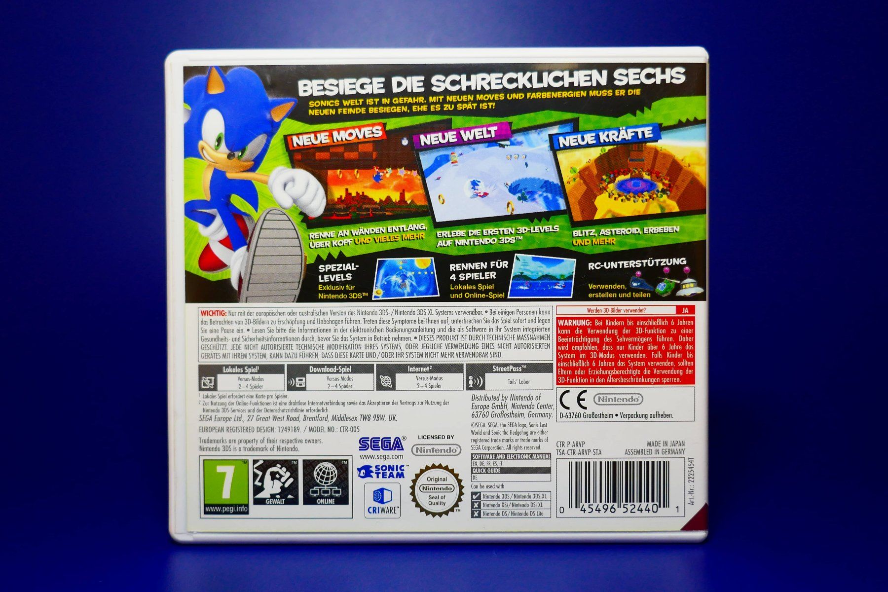 Nintendo Giochi: Sonic Lost World & VIP - Nintendo 3DS – Usato da Vuarrens venduto da Espace-Retro 5