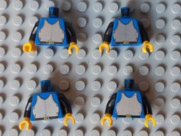 LEGO Castle - Torso Ritter blau / schwarz - 973p40c01