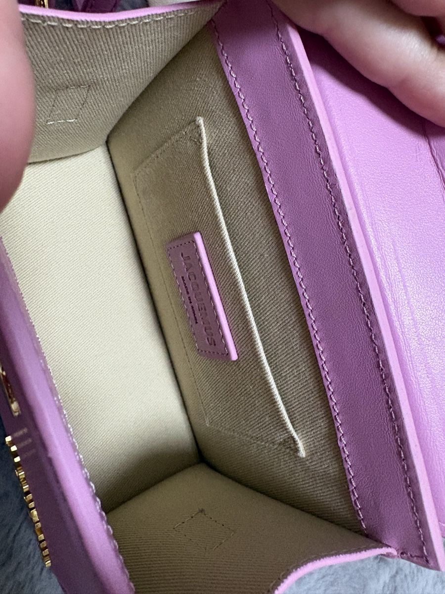 Jacquemus Borse da donna: Jacquemus Handtasche Lila Leder Klein – Nuovo (secondo la descrizione) da Allschwil venduto da len_95wq 2