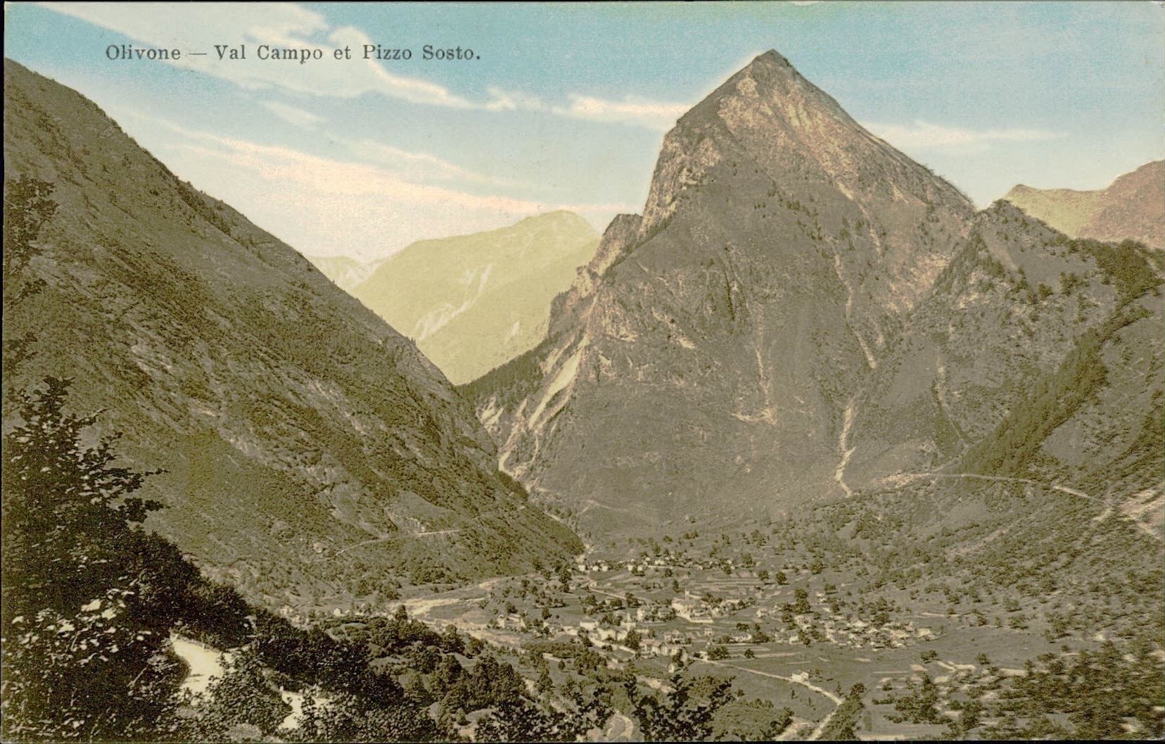 Cartoline postali: Olivone Blenio – Usato da Biasca venduto da Blenio71