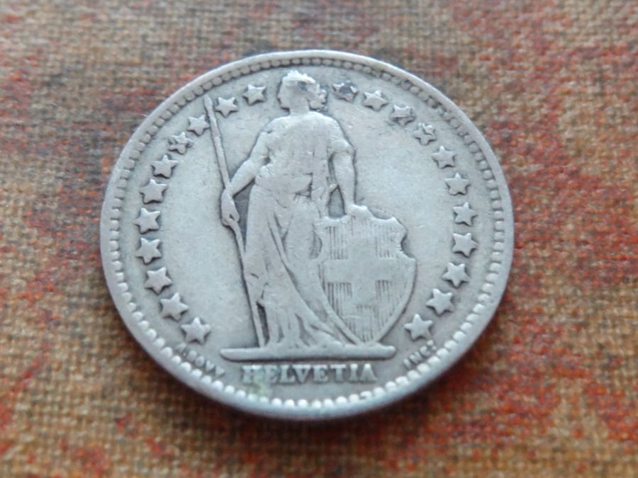 Tutti le monete: 1/2 Fr. 1914  (A) – Usato da Romanel-sur-Lausanne venduto da Swift13 1